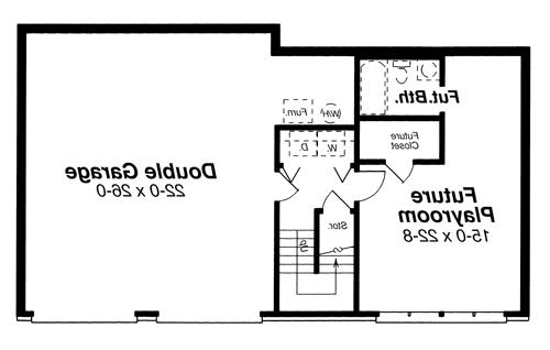 Lower Level image of WOODBRIDGE House Plan